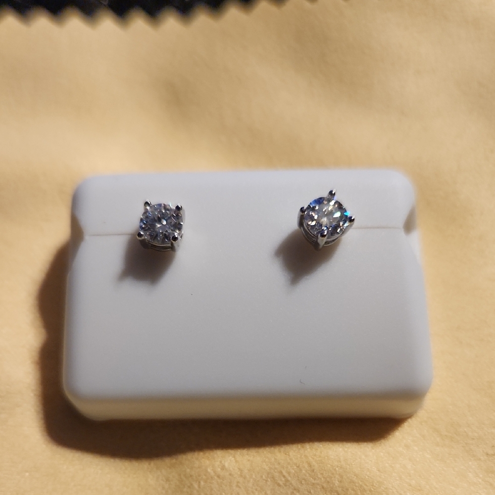 Elegant Silver Stud Earrings